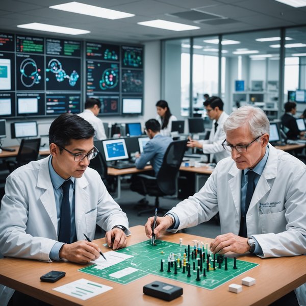 Comment un jeu de gestion de centre de recherche peut-il enseigner les principes de la biotechnologie?